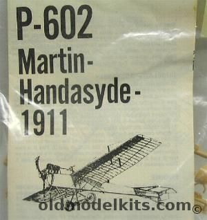 Pyro 1/48 Martin-Handasyde No. 3 Monoplane from 1911 Bagged, P-602  plastic model kit